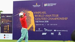 Cựu danh thủ Nguyễn Hồng Sơn so gậy cùng vợ chồng nhạc sĩ Minh Khang tại Vinpearl Golf Nam Hội An