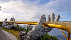 Cầu Vàng tại Đà Nẵng gây ấn tượng mạnh với truyền thông quốc tế