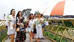 Theo chân đoàn hoa hậu thế giới khám phá Bà Nà Hills