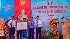 Đình Trung Kiền đón nhận Bằng di tích lịch sử cấp tỉnh