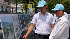Trưng bày ảnh về điểm đến du lịch Bình Định - Huế - Nghệ An