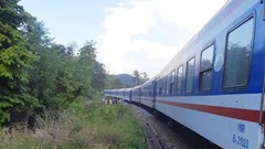 Tàu SE2 bị trật trục khi qua Thừa Thiên Huế