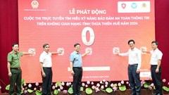 Thừa Thiên Huế: Thi tìm hiểu kỹ năng bảo đảm an toàn thông tin trên không gian mạng