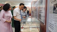  Trưng bày gần 150 tư liệu, hình ảnh Chủ tịch Hồ Chí Minh trên báo chí cách mạng Việt Nam