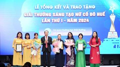 Trao Giải thưởng sáng tạo nữ Cố đô Huế lần thứ I