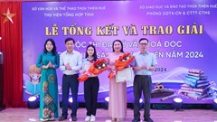 Trao giải cuộc thi Đại sứ Văn hóa đọc tại Thừa Thiên Huế