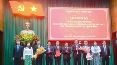 Công bố thành lập các Đảng bộ quận Thuận Hóa, quận Phú Xuân, huyện Phú Lộc