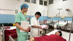 Huế: Dựng nêu đón Tết, 5 người bị điện giật gây bỏng