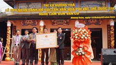 Nghề bún Vân Cù đón nhận danh hiệu Di sản văn hóa phi vật thể quốc gia