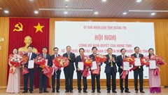 Quảng Trị: Công bố bổ nhiệm các Giám đốc Sở sau khi sáp nhập