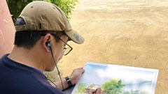 Sáng tác hội họa, ký họa về nghệ thuật truyền thống A Lưới