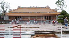 Khảo cổ để rõ quy mô và kết cấu nhằm phục hồi di tích Đại Cung Môn