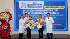 Thêm hai bệnh nhi được ghép tủy thành công tại Huế