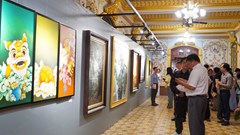 Trưng bày các tác phẩm đặc sắc về hình tượng Tứ linh tại khu di sản Huế