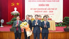 Ông Phan Thiên Định được bầu giữ chức Chủ tịch UBND TP. Huế