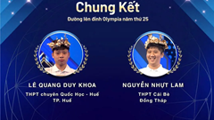 Đón chờ cuộc “tranh tài” của 4 nam sinh tại chung kết Đường lên đỉnh Olympia 2025
