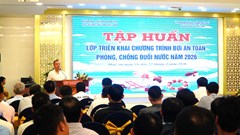 Khai mạc lớp tập huấn bơi an toàn, phòng chống đuối nước trẻ em năm 2026