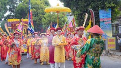 Sắc màu văn hóa dân gian tại Lễ hội điện Huệ Nam 