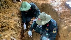 Huế: Cất bốc được 1 hài cốt liệt sĩ sau thông tin của người đi rừng