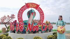 “Đi về nơi có gió” - Điểm check in lý tưởng ven sông Trà Khúc