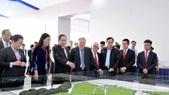 Chủ tịch Quốc hội Trần Thanh Mẫn dự Lễ động thổ Khu công nghiệp VSIP II Quảng Ngãi