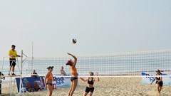 Hấp dẫn Giải bóng chuyền nữ bãi biển Quảng Ngãi mở rộng