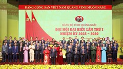 Ra mắt Ban Chấp hành, Ban Thường vụ Tỉnh ủy Quảng Ngãi nhiệm kỳ 2025-2030