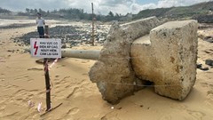 Lên phương án khắc phục đoạn cáp ngầm cấp điện cho đặc khu Lý Sơn bị lộ thiên