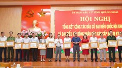 108 tập thể, 151 cá nhân được tặng Bằng khen về công tác bầu cử