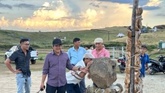 Độc đáo trải nghiệm nghe đá “hát” giữa thảo nguyên Bùi Hui