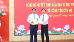 Thứ trưởng Bộ Tài chính Nguyễn Đức Tâm giữ chức Phó Bí thư tỉnh Quảng Ngãi