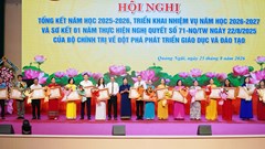 54 cán bộ quản lý, giáo viên tiêu biểu được nhận Bằng khen của Thủ tướng Chính phủ