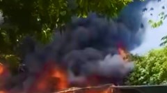 Cháy lớn ở chùa Hương Tích