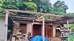 Hoàn lưu bão số 3 gây tốc mái hàng chục nhà dân tại Hà Tĩnh