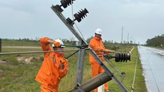 Điện lực Hà Tĩnh tập trung khôi phục hoàn toàn lưới điện trước ngày 29.8