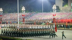 Toàn cảnh sơ duyệt cấp Nhà nước Lễ diễu binh, diễu hành kỷ niệm 80 năm Quốc khánh