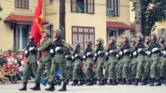 “Tuyệt đối điện ảnh” khối Tác chiến Điện tử tại Lễ diễu binh sáng 2.9