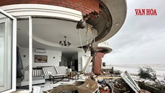 Khu nghỉ dưỡng cao cấp Hoa Tiên Xuân Thành đổ sập sau bão số 10