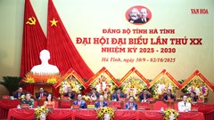 Khai mạc phiên chính thức Đại hội đại biểu Đảng bộ Hà Tĩnh lần thứ XX