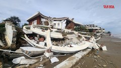 Bộ Xây dựng chỉ đạo làm rõ loạt biệt thự Hoa Tiên Xuân Thành đổ sập sau bão