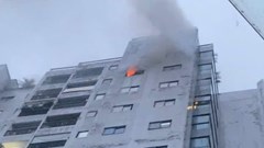 Cháy chung cư Winhouse Hàm Nghi, cư dân hoảng loạn tháo chạy