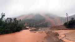 Sạt lở núi tại Hà Tĩnh vùi lấp ô tô và nhiều trang trại 