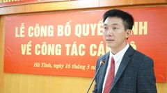 Hà Tĩnh bổ nhiệm Chủ tịch phường làm Phó Giám đốc Sở Xây dựng