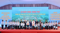 Hà Tĩnh khởi công 5 trường học nội trú vùng biên