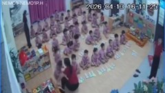 Lộ clip cô giáo “tác động” vào đầu trẻ tại trường mầm non 