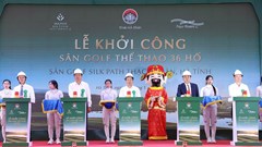 Khởi công sân golf 36 hố đẳng cấp quốc tế tại Hà Tĩnh