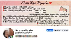 Nữ chủ shop livestream nổi tiếng ở Hà Tĩnh bị khởi tố 