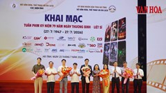 Khai mạc Tuần phim kỷ niệm 79 năm Ngày Thương binh - Liệt sĩ tại Hà Tĩnh