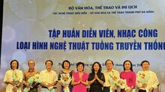 Tập huấn diễn viên, nhạc công Tuồng toàn quốc năm 2024