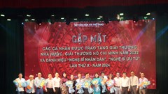  TP Đà Nẵng gặp gỡ, vinh danh 13 nghệ sĩ được giải thưởng cao quý 